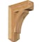 Ekena Millwork Thorton Craftsman Rough Sawn Bracket, Western Red Cedar, 4"W x 14"D x 18"H BKT04X14X18THR04RWR - alternate 1